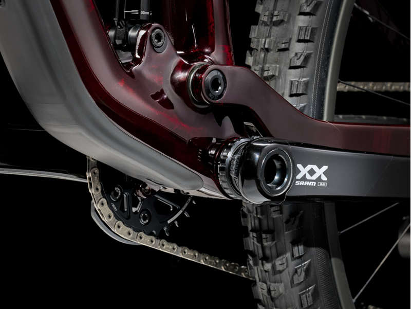 Trek Top Fuel 9.9 XX AXS Full Suspension Carbon Mountain Bike 2024 in Carbon Red Smoke-9